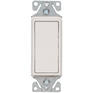 Eaton Wiring 15 AMP 3-Way Decorator Rocker Switch, Whiteimage