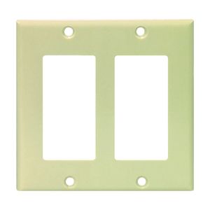 Eaton 2-Gang Ivory Rocker Wallplateimage