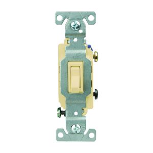 Eaton Wiring 15 AMP 1-Pole Ivory Quiet Toggle Switchimage