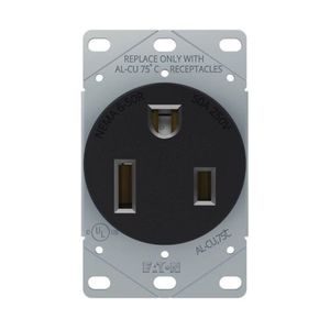 Eaton Wiring 50A 250V Single Power Receptacleimage
