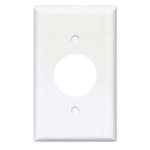Eaton Wiring 1-Gang Single Receptacle Standard Wallplateimage