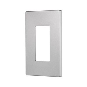 Eaton Wiring 1-Gang Mid-Size Decorator Wallplate, Silver Graniteimage