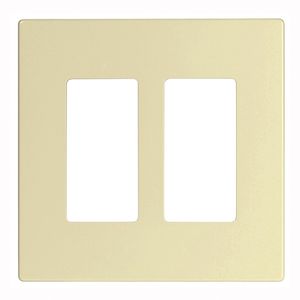 Eaton Wiring 2-Gang Screwless Decorator Wallplateimage