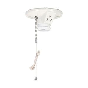Eaton Wiring Lampholder with Outletimage