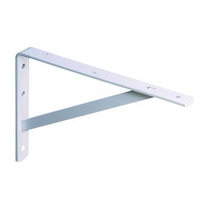Knape & Vogt 12 in. Heavy Duty White Steel Shelf L-Bracketimage
