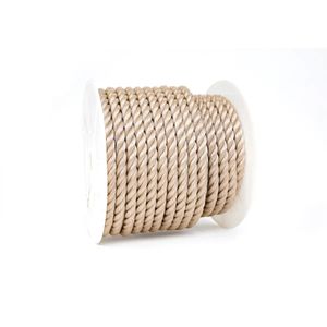 Baron Mfg 5/8 in. x 140 ft. Tan Twisted Polypropylene Ropeimage