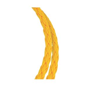 Baron Mfg 1/4 in. x 1000 ft. Yellow Hollow Braid Polypropylene Ropeimage