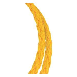 Baron Mfg 3/8 in. x 500 ft. Yellow Hollow Braided Polypropylene Ropeimage