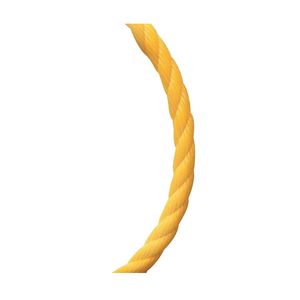 Baron Mfg 3/4 in. x 100 ft. Yellow Twisted Polypropylene Ropeimage