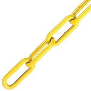 Baron Mfg 1/4 in. x 60 ft. Yellow Poly-Coated Chainimage