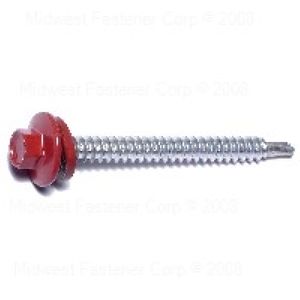 Midwest Fastener #10 x 2 in. Red Pole Barn Screwsimage