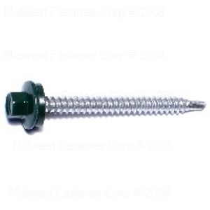 Midwest Fastener #10-14 x 2 in. Green Pole Barn Screws, 70-Packimage