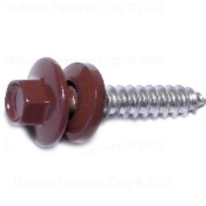 Midwest Fastener #10 x 1 in. Brown Pole Barn Screwsimage
