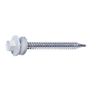 Midwest Fastener #10-14 x 2 in. White Pole Barn Screwsimage