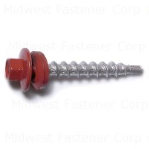Midwest Fastener #10-14 x 1-1/2 in. Red Pole Barn Screwsimage