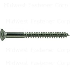 Midwest Fastener #8 x 2 in. Phillips Flat Head Wood Screwsimage