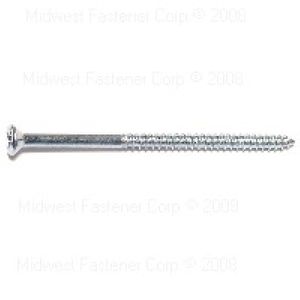 Midwest Fastener #8 x 3 in. Phillips Flat Wood Screwsimage