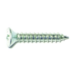 Midwest Fastener #8 x 1 in. Phillips Flat Head Wood Screwsimage