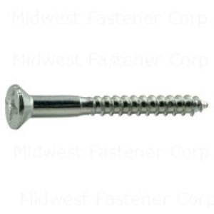 Midwest Fastener #12 x 2 in. Phillips Flat Head Wood Screws, 5-Packimage