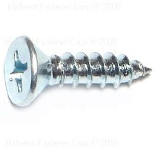 Midwest Fastener #14 x 1 in. Phillips Flat Head Wood Screws, 5-Packimage