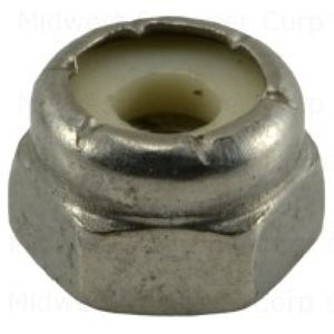 Midwest Fastener 8-32 Coarse Nylon Insert Lock Nutimage