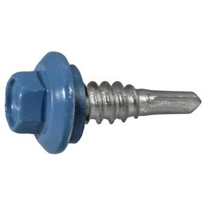 Midwest Fastener 1/4 in. x 7/8 in. Blue Stitch Screwsimage