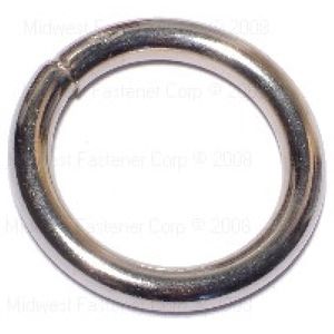 Midwest Fastener 6 x 1-1/4 in. Inside Diameter Welded Rings, 16-Packimage