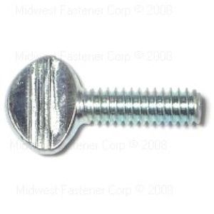 Midwest Fastener 1/4-20 x 3/4 in. Spade Head Thumb Screws, 12-Packimage