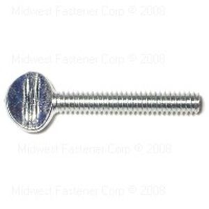 Midwest Fastener 1/4 in.-20 x 1-1/2 in. Spade Head Thumb Screws, 12-Packimage