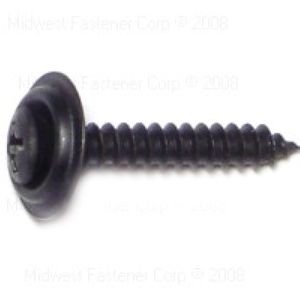 Midwest Fastener #8 x 1 in. Phillips Oval Trim Screwsimage