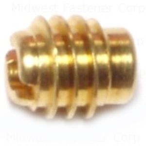Midwest Fastener #6-32 Brass Wood Insertimage