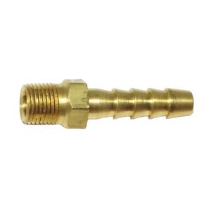 Midwest Fastener 1/4 in. Barb x 1/8 in. Male Pipe Thread Brass Hose Barbimage