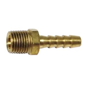 Midwest Fastener 1/4 in. Barb x 1/4 in. MPT Brass Hose Barbimage