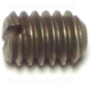 Midwest Fastener 1/4 in.-20 x 3/8 in. Slotted Headless Set Screw, 12-Packimage
