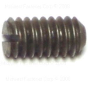 Midwest Fastener 1/4-20 x 1/2 in. Slotted Headless Set Screw, 12-Packimage