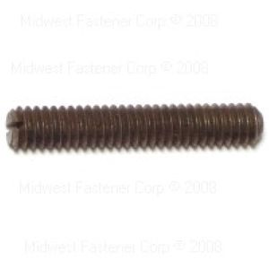 Midwest Fastener 1/4 in.-20 x 1-1/2 in. Slotted Headless Set Screwimage