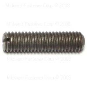 Midwest Fastener 3/8-16 x 1-1/2 in. Slotted Headless Set Screw, 8-Packimage