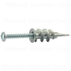 Midwest Fastener #8 x 1-1/4 in. Zinc Metal Anchor Kitimage