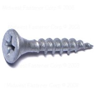 Midwest Fastener #7 x 1 in. Phillips Silver Deck Screwsimage