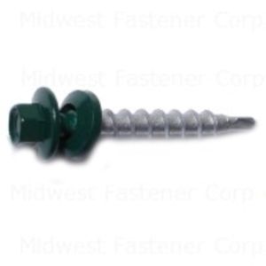 Midwest Fastener #10 x 1-1/2 in. Green Pole Barn Screwsimage