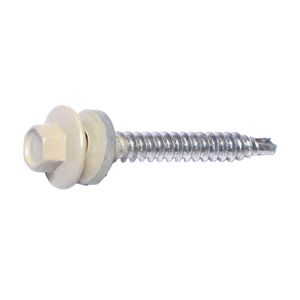 Midwest Fastener #10-14 x 1-1/2 in. Beige Pole Barn Screwsimage