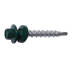 Midwest Fastener #10 x 1-1/2 in. Green Pole Barn Screwsimage