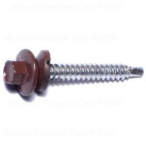 Midwest Fastener #10 x 1-1/2 in. Brown Pole Barn Screws, 429-Packimage