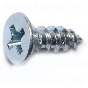 Midwest Fastener #8 x 1/2 in. Phillips Flat Head Wood Screwimage