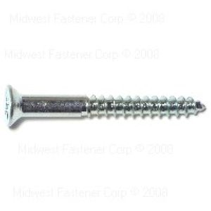 Midwest Fastener #8 x 3/4 in. Phillips Flat Head Wood Screwsimage
