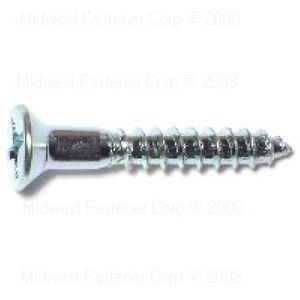 Midwest Fastener #10 x 1-1/4 in. Flat Head Wood Screwimage