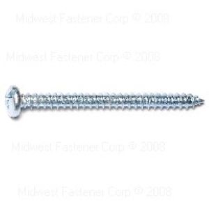 Midwest Fastener #8 x 2 in. Pan Head Sheet Metal Screwsimage