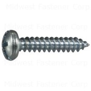Midwest Fastener #10 x 1 in. Combo Pan Head Sheet Metal Screwimage
