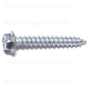Midwest Fastener #12 x 1-1/2 in. Slotted Hex Washer Head Sheet Metal Screwimage