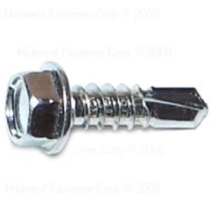 Midwest Fastener #12 x 3/4 in. Hex Washer Head Self-Drilling Screwsimage